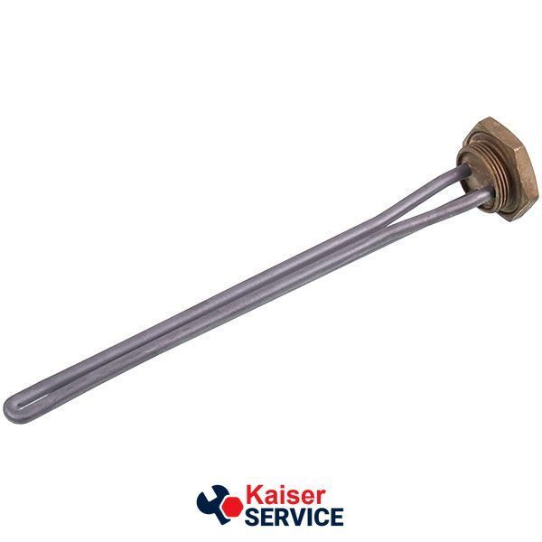 Тен для чавунних батарей Kawai 800W (нержавіюча сталь) L=310mm D різьблення = 1 1/4'' (різьба ліва) 642506 фото
