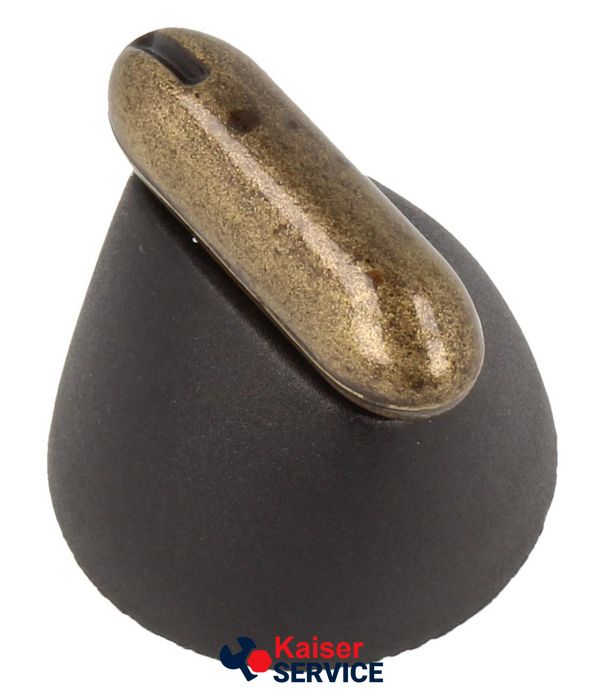 Ручка регулировки для газ. плиты INDESIT черный/бронзовый (C00110586) 296218 фото
