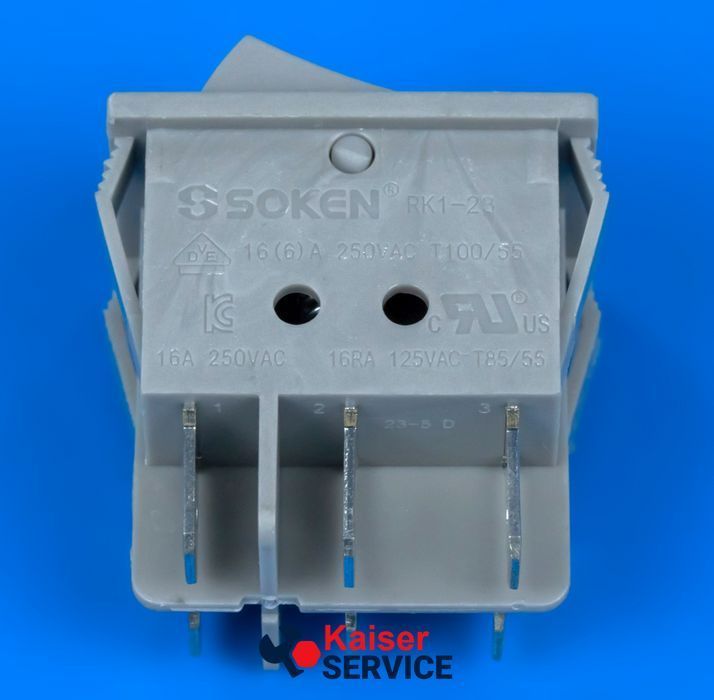 Перемикач для обігрівача RK1-23 Saturn, Термія 16A 250V 11031602 фото