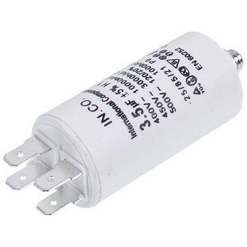 Пусковой конденсатор CBB60 3.5uF 450V для стиральной машины 11081083 фото