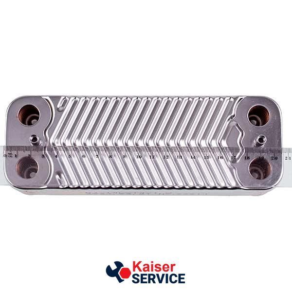 Теплообмінник ГВП пластинчастий (14 пл.) для газового котла Protherm Тигр 24 KTV12, 24 KOV12 0020025294 617350 фото