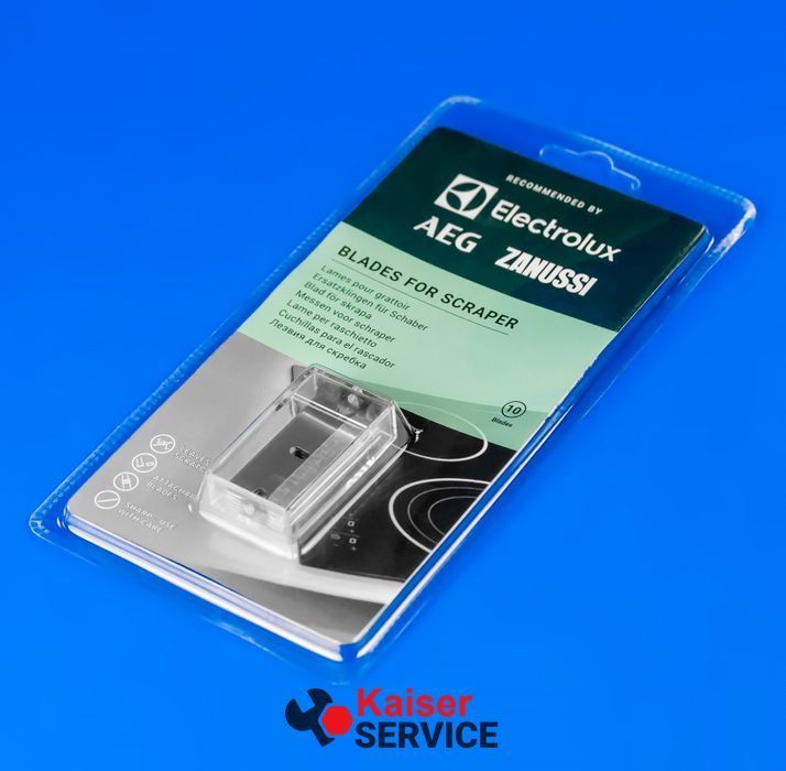Леза для шкребка для чищення склокераміки (10 шт.) ELECTROLUX 9029795409 11031774 фото