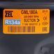 Компресор для холодильника ZANUSSI ZEL GML180A R134a 178W (з пусковим реле ZHB68-120P15C) 616050 фото 2