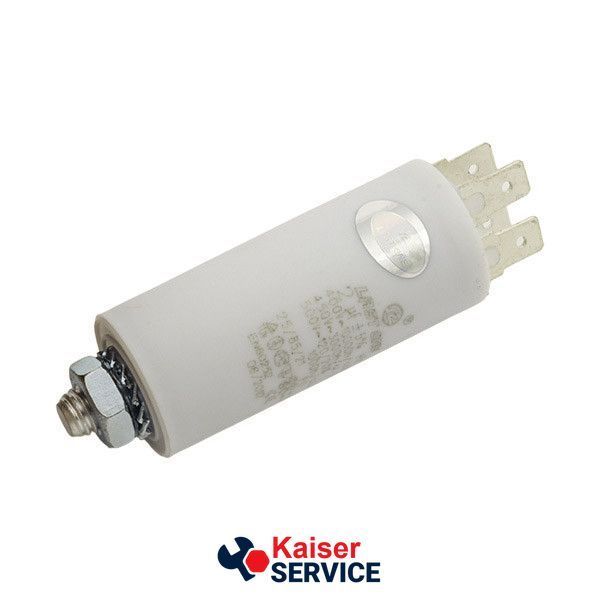 Пусковой конденсатор для стиральной машины 2uF 450V 30x55mm (4 клемы) (CAP502UN) 406271 фото