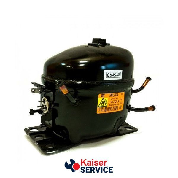Компрессор для холодильника Zanussi ZEL HML200A R600a 200W (с пусковым реле ZNB68-120P15C) 616051 фото