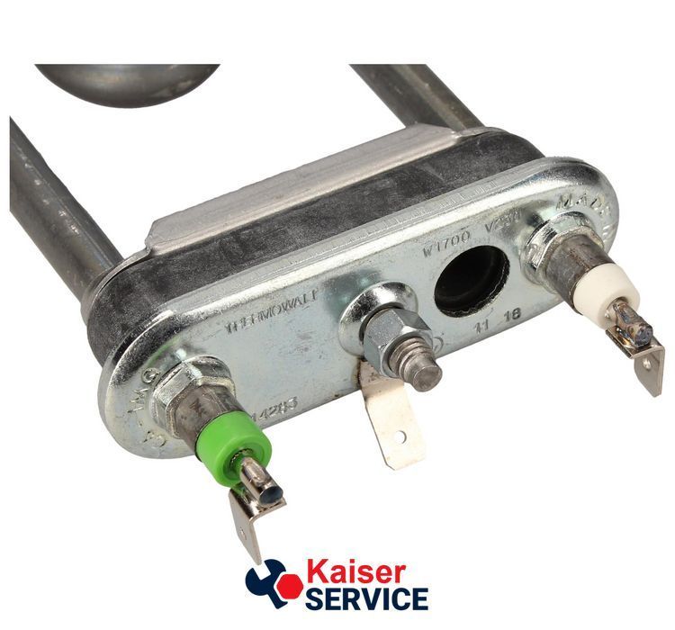 Тен для пральної машини L=195mm 1700W ARISTON (C00086357) 420868 фото