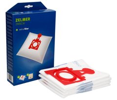 Набір мішків із мікроволокна (4 шт.) WORWO для пилососа червоний ZELMER (ZMB03K) 281870 фото