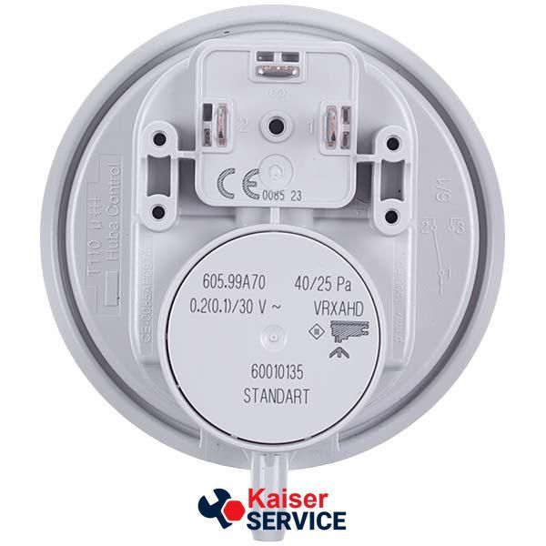 Реле тиску повітря (пресостат) Huba Control 40/25 Па для газового котла 3003202405 642680 фото