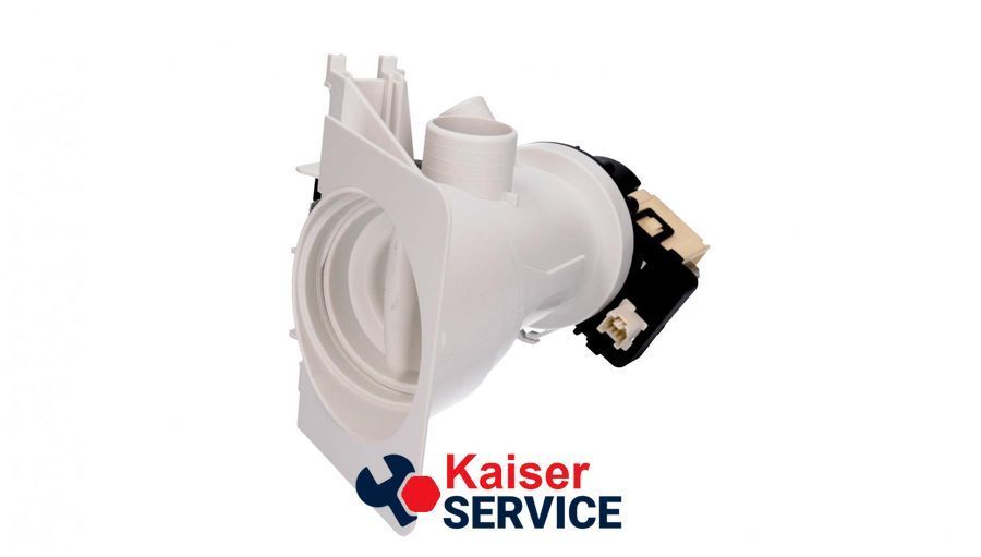 Помпа в зборі 34W 68856 (конт.спар. спереду; на 3 самор.) Plaset WHIRLPOOL (481231028144) 273647 фото