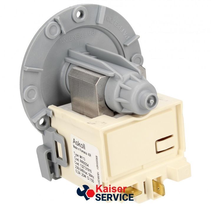 Помпа 25W M113 RC0301 (конт. розд. ззаду, на 3 самор.) Askoll ELECTROLUX (1468818008) 271880 фото