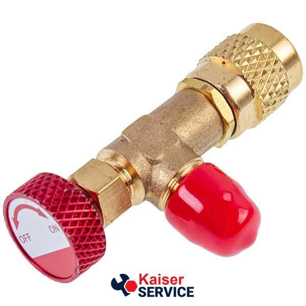 Кран для заправки кондиционеров HS-1223 (резьба внутренняя 5/16&rdquo; наружная 5/16") 616761 фото