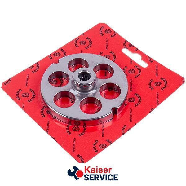 Решітка для м'ясорубки Lame Italia 100295 20mm D=82mm (з центром та двома пазами) Enterpise 22 (PF2220CM) 493930 фото