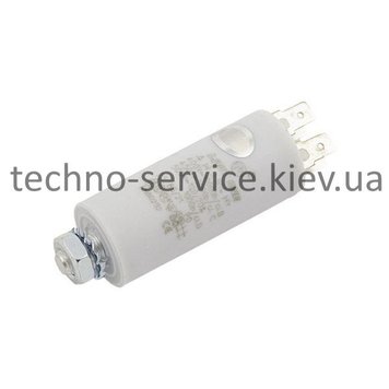 Пусковий конденсатор для прання машини 4uF 450 V 30x60 mm (4 клеми) (CAP507UN) 296356 фото