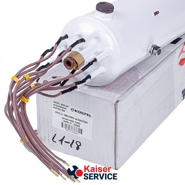Нагревательный узел 18/6 кВт (медь) для электрического котла Kospel EKCO.L1 01029 617542 фото