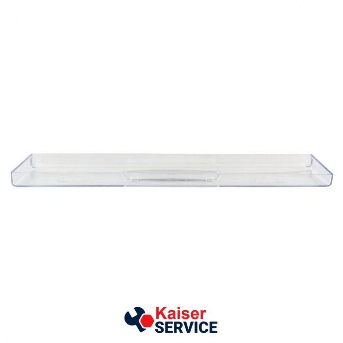 Панель ящика морозильної камери (верхнього) 455x140mm INDESIT прозорий (C00283275) 278737 фото