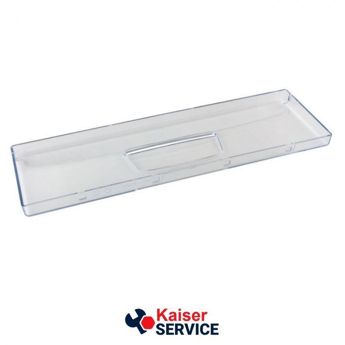 Панель ящика морозильної камери (верхнього) 455x140mm INDESIT прозорий (C00283275) 278737 фото