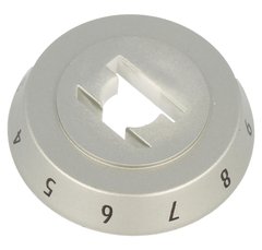 Лимб (диск) ручки регул. конф. (2-х зон.) для электроплиты Gorenje серый (656887) 07930 фото