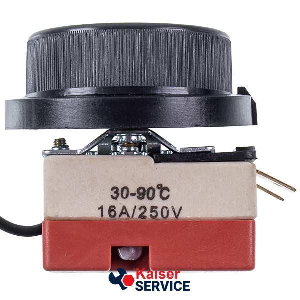 Термостат для бойлера WHD90E 16A 220V L=1000mm Tmax = 90&deg;C + ручка управления (2 клеммы) 11058323 фото