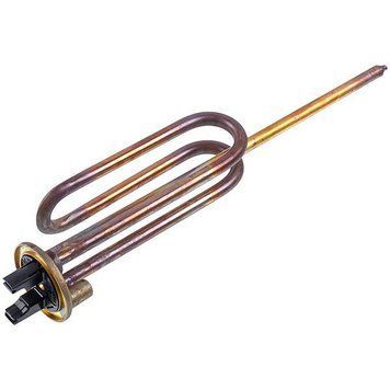 Тэн для бойлера под анод 1500W (медный), L=265mm фланец 48mm, 1 трубка под датчик, анод M6 Thermowat (184280) 424578 фото