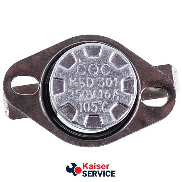 Термостат для конвекторного обогревателя KSD301 250V 10A 105&deg;C 642554 фото