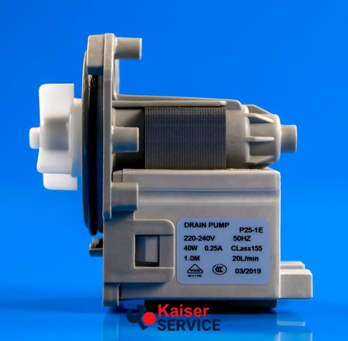 Насос (помпа) 40W на 3 засувках DRAIN PUMP P25-1E (Китай) 641404 фото