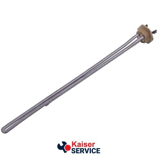 Тен для алюмінієвих батарей Kawai 1000W (нержавіюча сталь) L=385mm D різьблення = 1'' (різьба ліва) 642488 фото