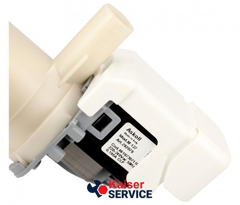 Помпа в зборі 30W RR0678 (конт. спар. ззаду; на 1 самор.) WHIRLPOOL (481073071153) 401401 фото
