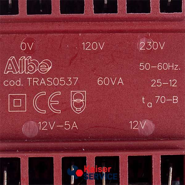 Трансформатор силовий UNOX KVE1360A TRAS0537 230V-12V(5A) 493202 фото