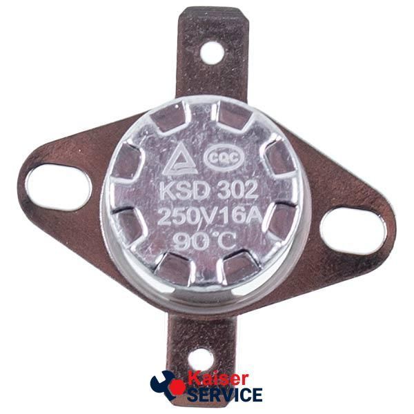 Термостат для конвекторного обогревателя KSD302 250V 16A 90&deg;C 642557 фото