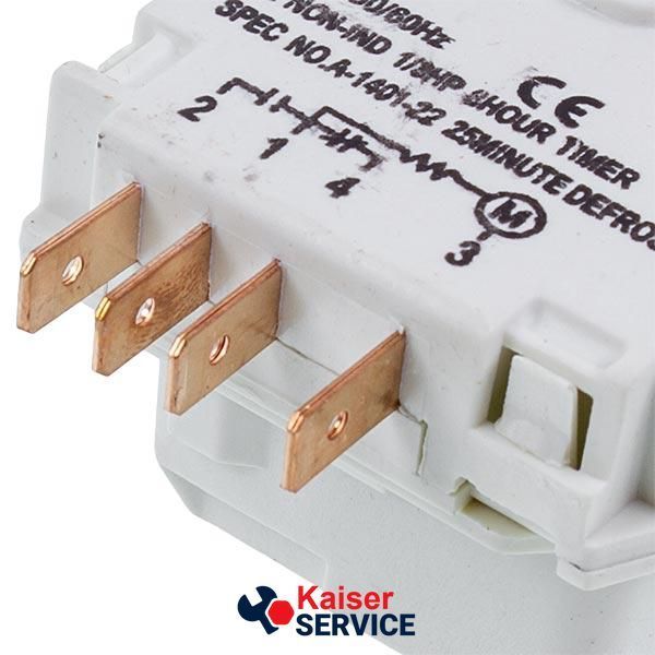 Таймер відтайки для холодильника 230V 5A (4 контакти) 642440 фото