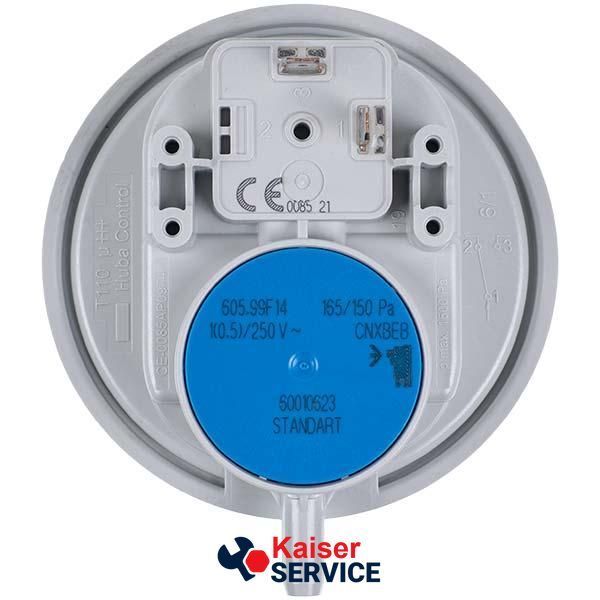 Реле тиску повітря (пресостат) Huba Control 165/150 Па для газового котла E.C.A. 7006907162 617377 фото