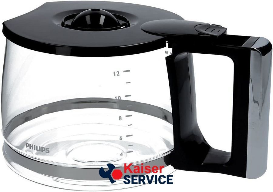 Колба с черной крышкой для кофеварки PHILIPS (422245954551) 273315 фото