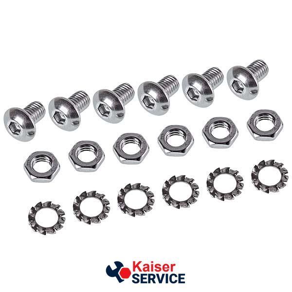 Комплект кріплень для опор (M5x11mm, L різьби=8mm) пральної машини 641986 фото