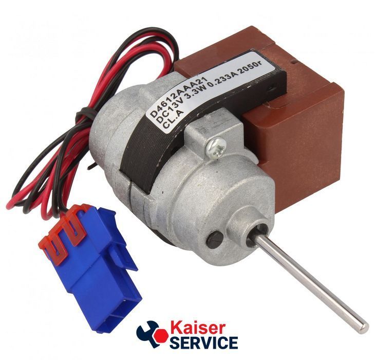 Двигун вентилятора 3.3W 13V(12V) Вал L=40mm D=3.2mm морозильної камери для холодильника Daewoo (D4612AAA21) 354011 фото