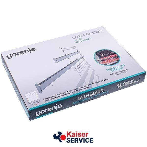 Комплект направляющих противней (правая+левая) для духовки GORENJE 640248 (нового образца) 615623 фото