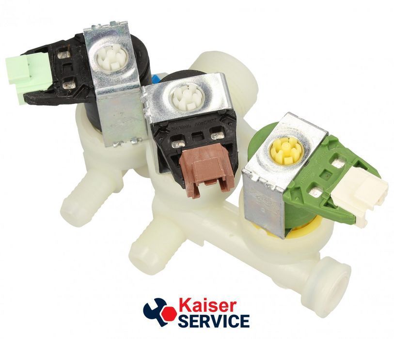 Клапан подачі води для пральної машини 3WAY/180(2WAY) 90(1WAY)/11/13,5mm ELECTROLUX (1084974102) 298516 фото