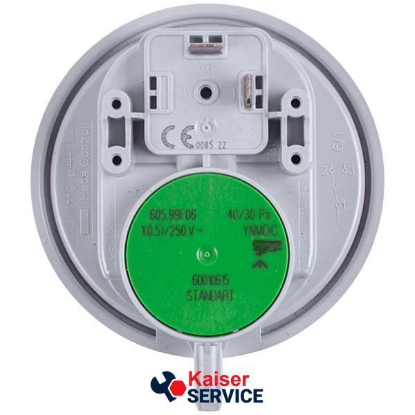 Реле тиску повітря (пресостат) Huba Control 40/30 Па для газового котла Vaillant 0020252985 492849 фото