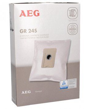 Набор мешков микровол. (4 шт.) GR24S + 2 фильтра для пылесоса AEG (9002565415) 402229 фото