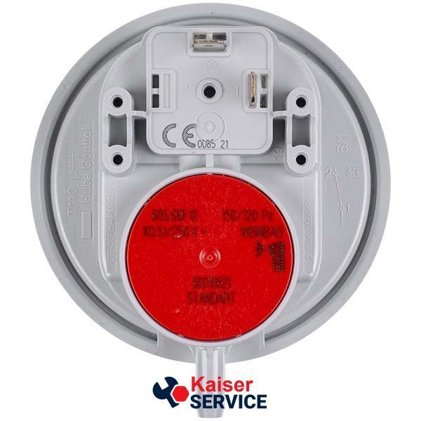 Реле тиску повітря (пресостат) Huba Control 150/120 Пa для газового котла Buderus/Junkers 87161461530 492759 фото