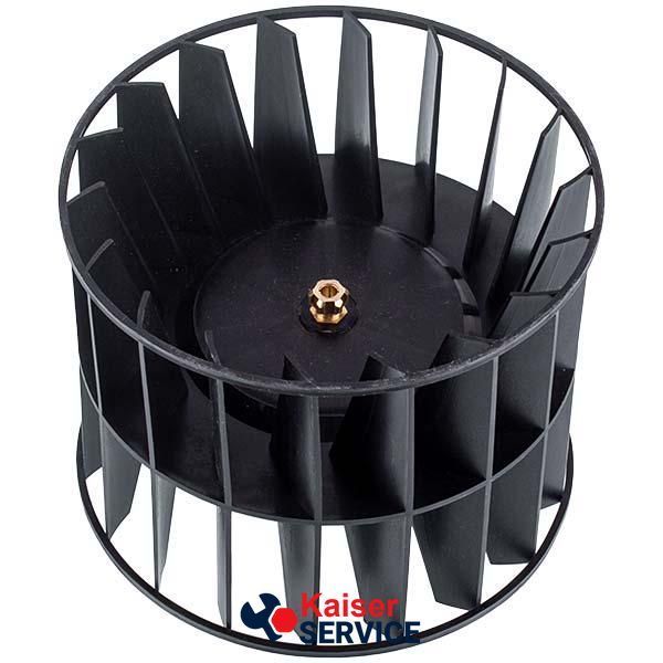 Крильчатка для витяжки D=155mm H=120mm d вала = 5mm (за годинниковою стрілкою, під гайку) 642867 фото