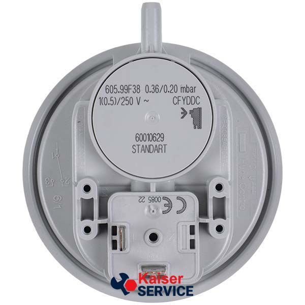 Реле давления воздуха (прессостат) Huba Control 36/20 Pa для газового котла BOSCH/Buderus 492753 фото