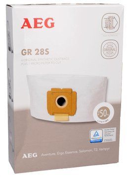 Набор мешков микровол. (4 шт.) GR28S + фильтр обдува мотора для пылесоса AEG (9002565423) 402231 фото