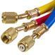 Манометрический коллектор 2- вентильный XM-R572G R-410 (R-22 R-134 R-404) + шланги 3шт.x1800mm 616780 фото 5