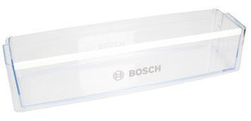 Полка двери для бутылок в холодильник 474x129x100mm (с логотипом) BOSCH (17000034) 294721 фото