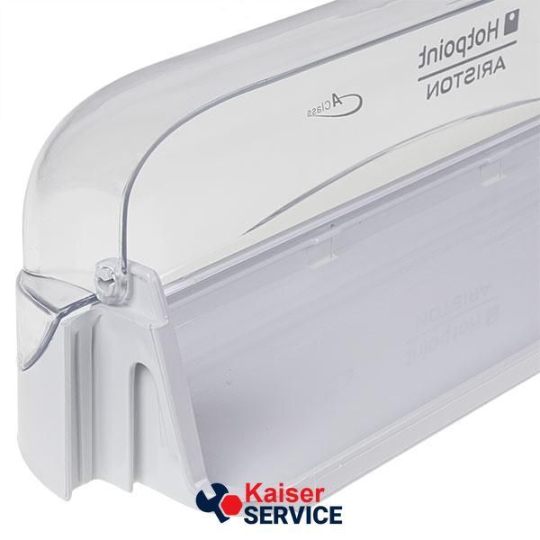 Полиця дверей (верхня) з кришкою для холодильника Ariston C00254347 440x125mm 11097223 фото