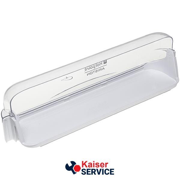 Полиця дверей (верхня) з кришкою для холодильника Ariston C00254347 440x125mm 11097223 фото