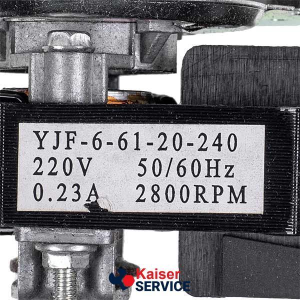 Тангенциальный (охлаждающий) вентилятор для духовки YJF-7-61 20W L=240mm (левый) 642633 фото