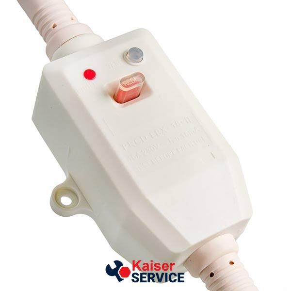 Мережевий шнур з УЗО 65150869 (30mA) 230V 16A L=1000mm для бойлера Ariston 409323 фото