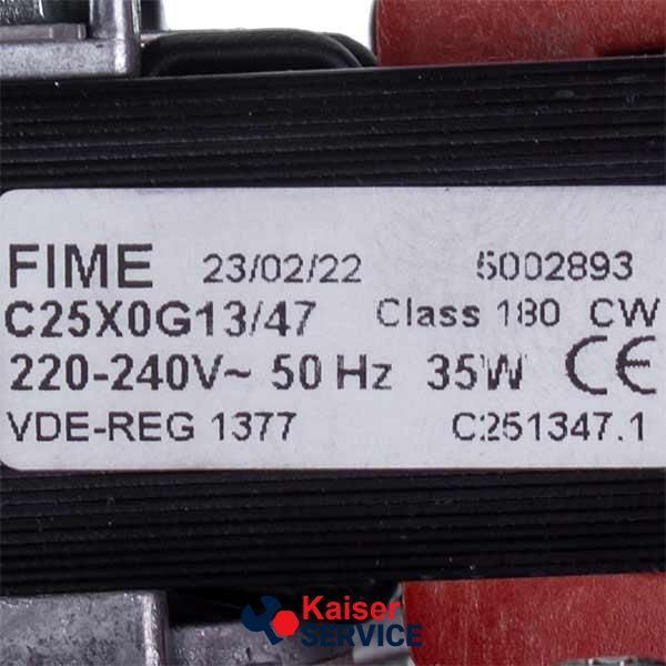 Вентилятор Fime GR00715P 35 Вт для газового котла Sime/Ariston 6225634 617523 фото