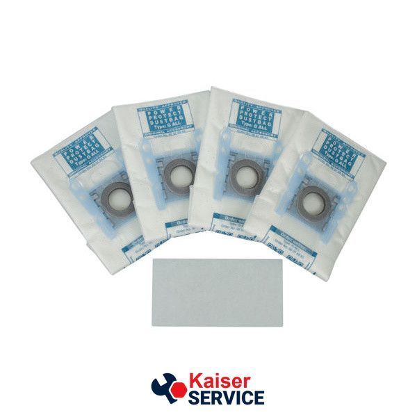 Набор мешков (4шт) Type G ALL + фильтр BBZ41FGALL для пылесоса BOSCH, Siemens 17000816 (576863) 617214 фото
